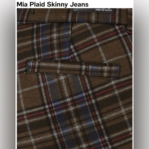 KUT - Mia Plaid Skinny Jeans - Picture 6 of 12